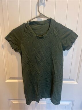 Baleaf Olive Short Sleeve Knit Tee